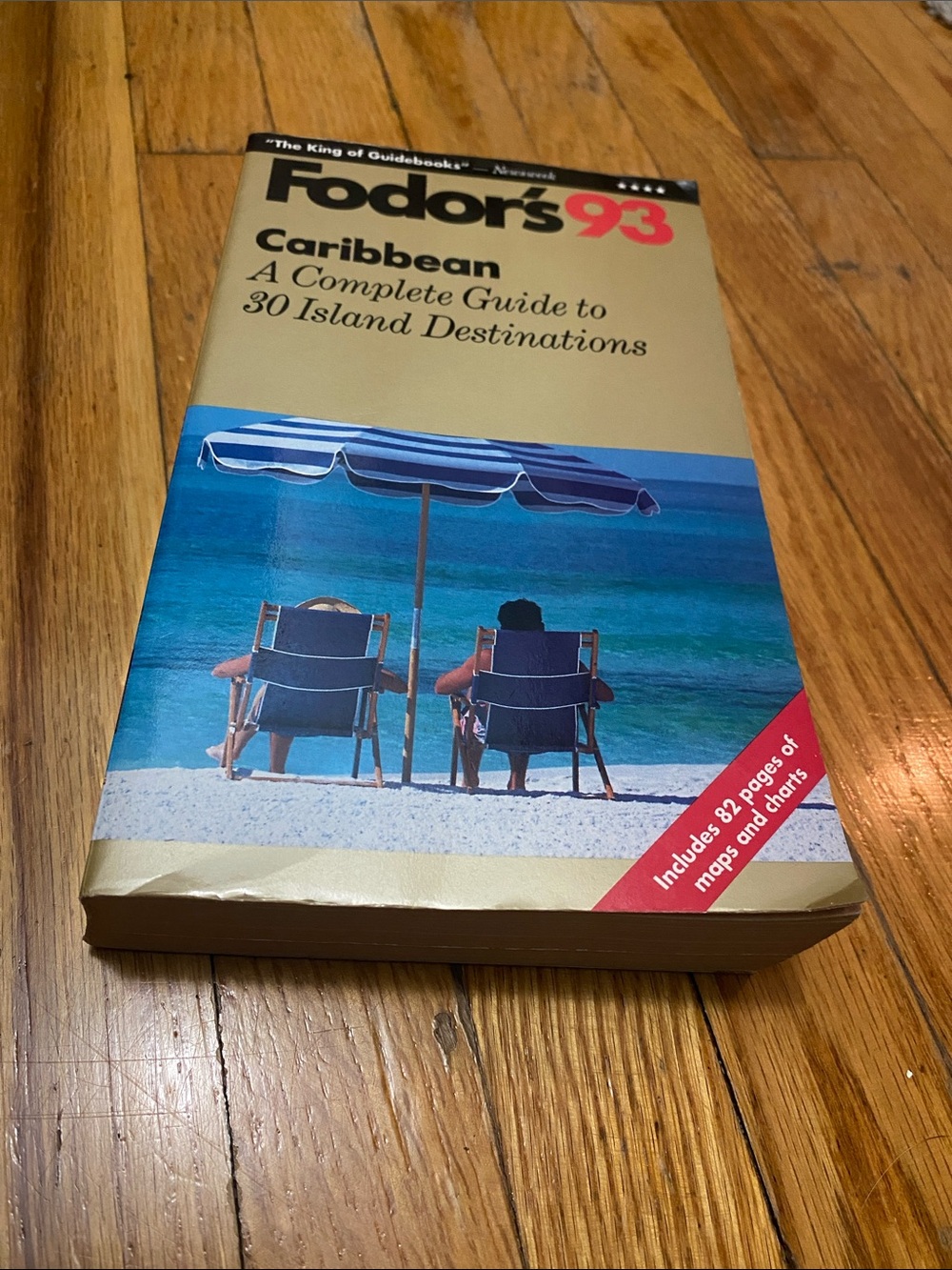 Fodor's 1993 Caribbean Travel Guide Paperback Edition